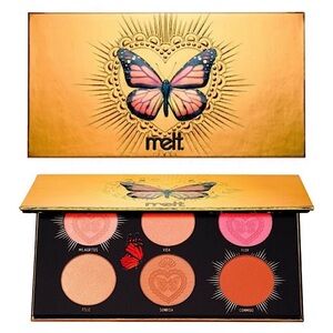 Melt Cosmetics Limited Edition Monarca Blush Palette- 6 Warm Toned Blush Shades